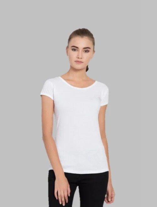 Round Neck Women's T-Shirt - View 2